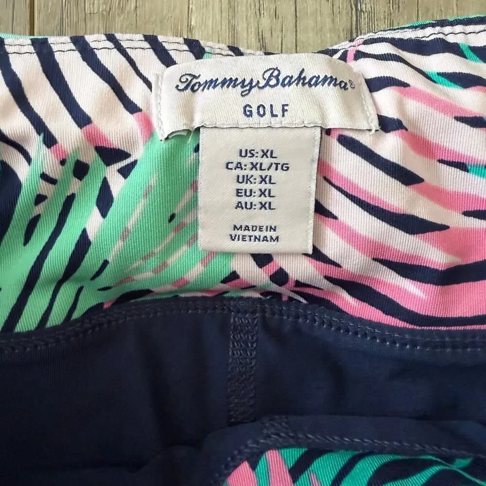 Tommy Bahama Skort XL Floral Print Athletic Golf Skirt Tropical Wrap‎ Hawaiian